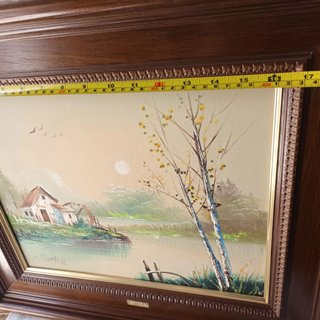 Cuadro Óleo Original V. Soler - Paisaje