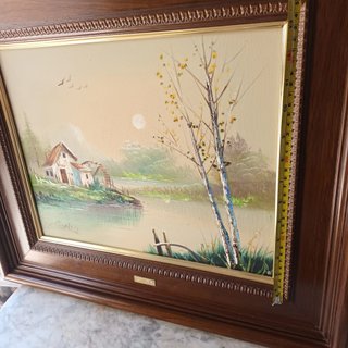 Cuadro Óleo Original V. Soler - Paisaje