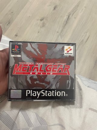 Metal Gear Solid PS1 (Black Label) - PAL España