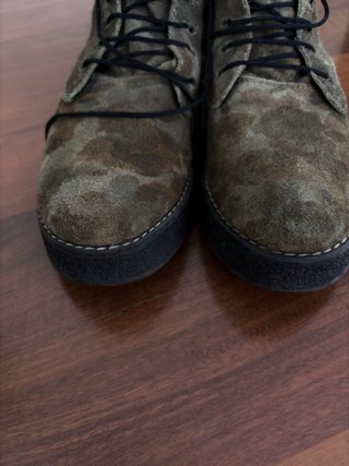 Botines camuflaje con cordones Pepe Cantero
