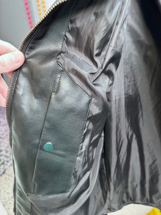 Chaqueta efecto piel Celio Negra