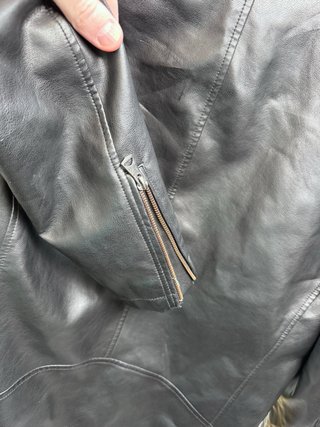 Chaqueta efecto piel Celio Negra