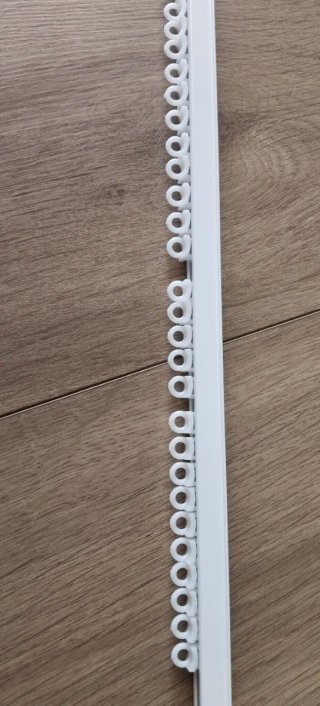 Riel para cortinas a techo, 240 cm.