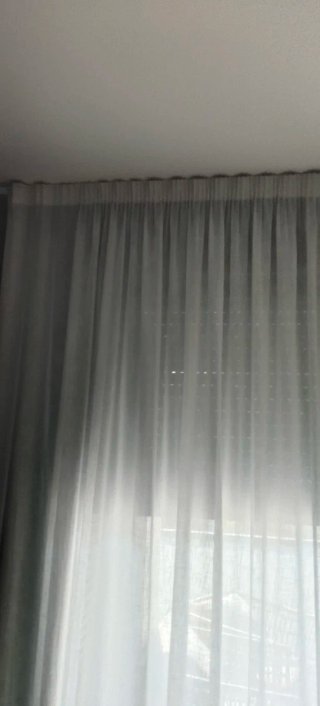 Riel para cortinas a techo, 240 cm.