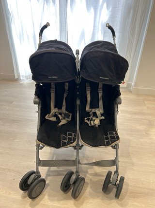 Carrito Doble Maclaren twin techno