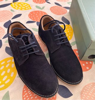 Zapatos niño azul marino talla 34!!