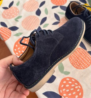 Zapatos niño azul marino talla 34!!