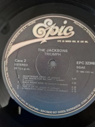 The Jacksons Triumph Disco Vinilo