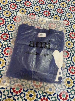 Jersey Ami Paris Corazón A Azul Talla S