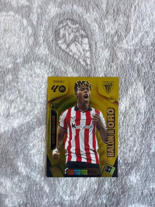 Cromo Nico Williams Balón de Oro Panini