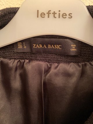 Chaqueta Zara Negra Talla S