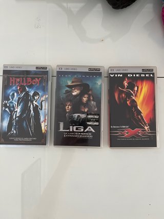 3 Películas UMD para PSP: Hellboy, La Liga...