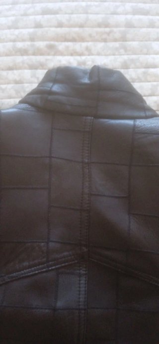Cazadora Piel Vintage Negra