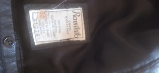 Cazadora Piel Vintage Negra