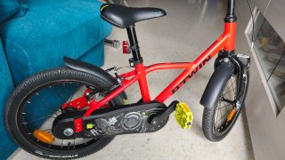 Bicicleta infantil 16" B'Twin Racing 900 Roja