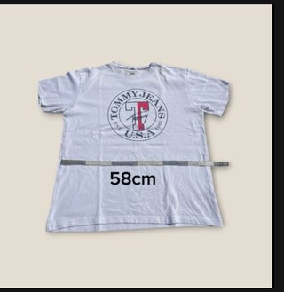 Camiseta Tommy Jeans Vintage Logo Blanca XL