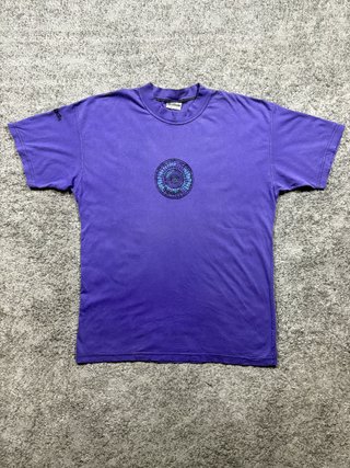 Reebok vintage 90s tee morado gráfico L