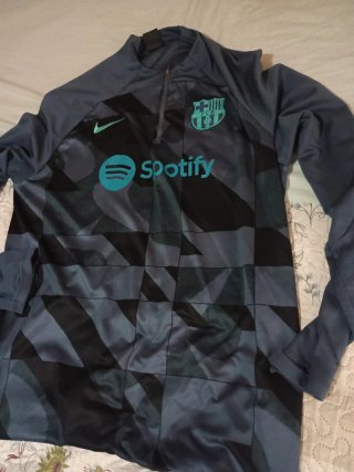 Chándal Nike FCB Completo Negro/Gris