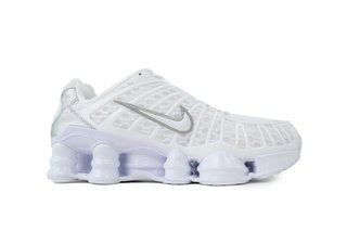 Zapatillas Nike Shox Plata y Blanco