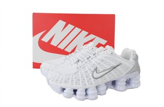 Zapatillas Nike Shox Plata y Blanco