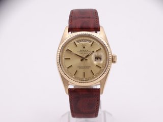ROLEX Day-Date 1803 Oro 36mm Piel Servicio
