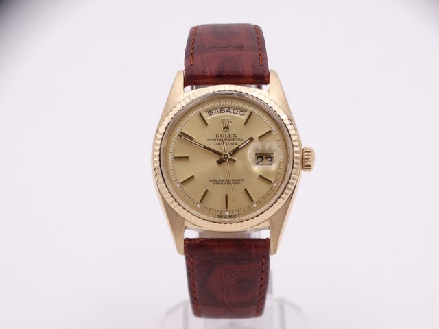 ROLEX Day-Date 1803 Oro 36mm Piel Servicio