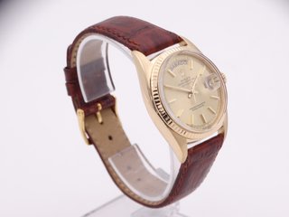 ROLEX Day-Date 1803 Oro 36mm Piel Servicio