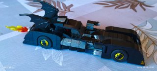 Batmóvil Lego con Batman y Joker
