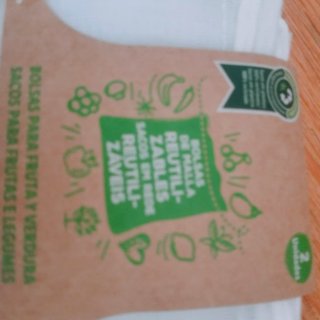 2 Bolsas Malla Reutilizables Frutas/Verduras