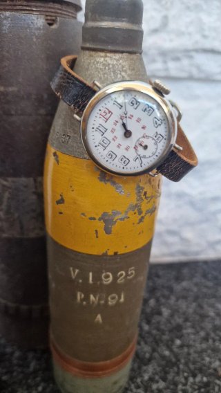 Orologio da trincea WW1 ufficiale prima guerra