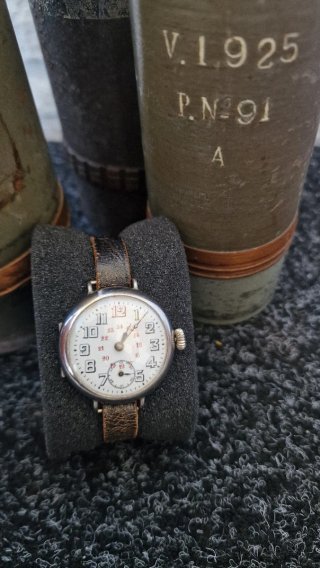 Orologio da trincea WW1 ufficiale prima guerra