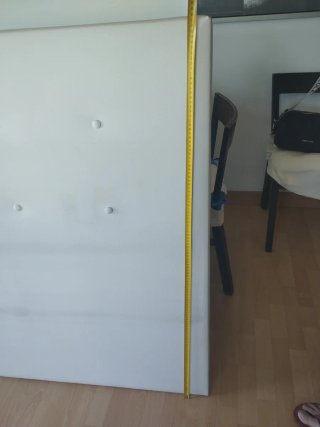 Cabecero de cama blanco