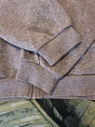 Chaqueta con capucha Nike gris