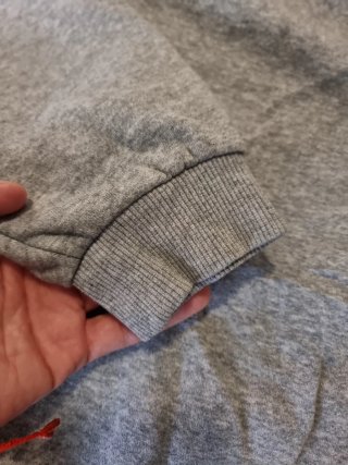 Chaqueta con capucha Nike gris