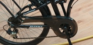 Bicicleta Paseo Plegable Negra