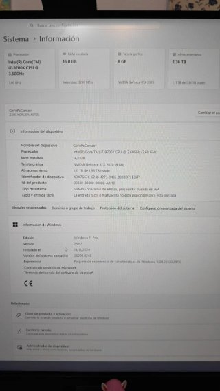 PC Gaming Aorus RTX 2070 Extreme