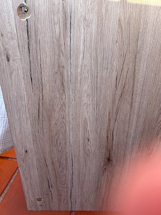 Escritorio madera con cajoneras