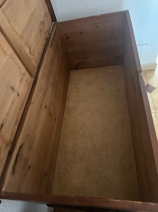 Baúl arcón madera maciza