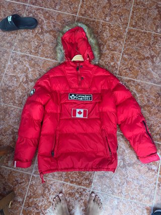 Chaquetón Invierno Canadian Peak Rojo