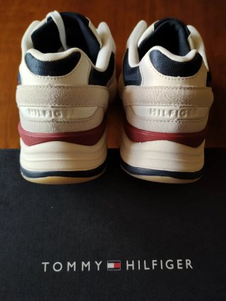 Zapatillas Tommy Hilfiger Blancas y Rojas