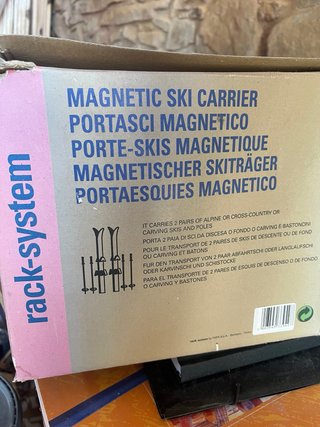 Portaesquís magnético universal