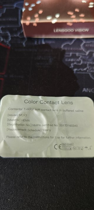 Lentillas Magister Rojas Crazy Lens