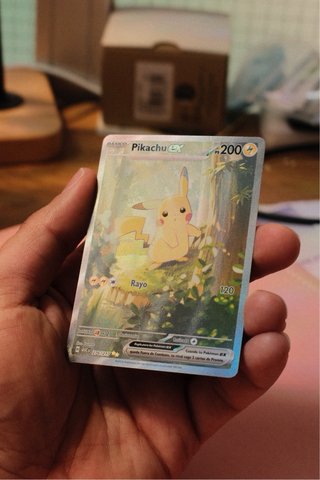 Carta Pokémon Pikachu EX 276/217 Español TCG