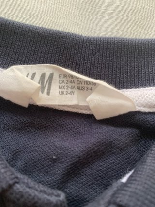 Lote 2 polos H&M niño 2-4 años