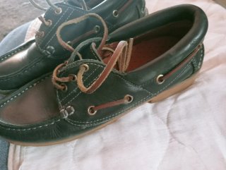 Zapatos náuticos verdes talla 37