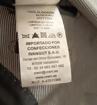 Americana de rayas con coderas