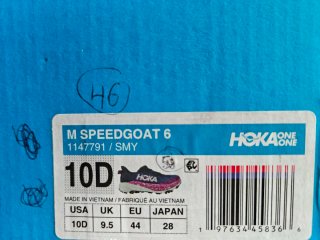 Hoka M Speedgoat 6 Zapatillas (Talla 44)