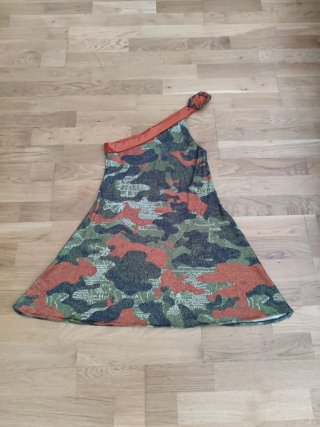 Abito F**K camouflage tg S