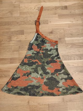 Abito F**K camouflage tg S