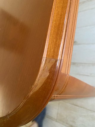 Mesa de comedor de madera cerezo